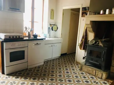 Cuisine ou kitchenette dans l'établissement Manoir BnBurgundy