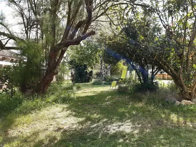 Jardin de l'établissement La maison bleue