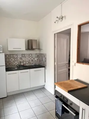 Cuisine ou kitchenette dans l'établissement les nuits du paradis