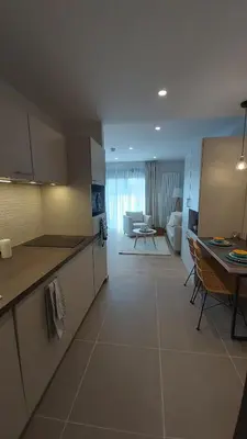 Cuisine ou kitchenette dans l'établissement Villa Thermae Santenay