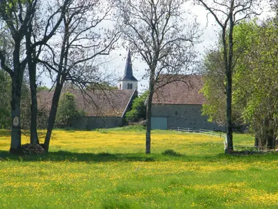 Jardin de l'établissement Datcha Bourguignonne, Chambres & Gîte