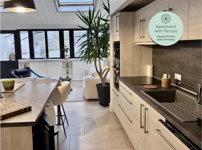 Cuisine ou kitchenette dans l'établissement Centre historique de Dijon 