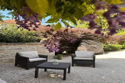 Jardin de l'établissement Retreat in Bligny-sur-Ouche