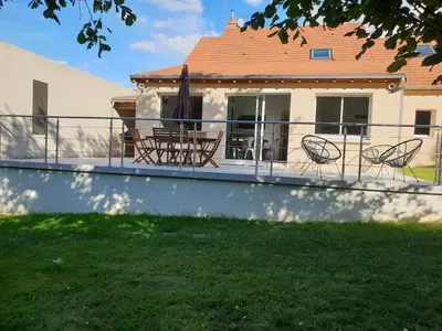 Balcon ou terrasse dans l'établissement le coq du morvan