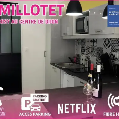 Le Millotet - Agréable studio à 2 mn Dijon Gare