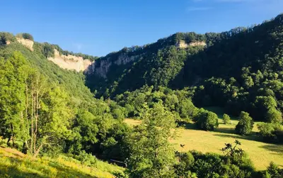 Paysage naturel près de la maison de vacances