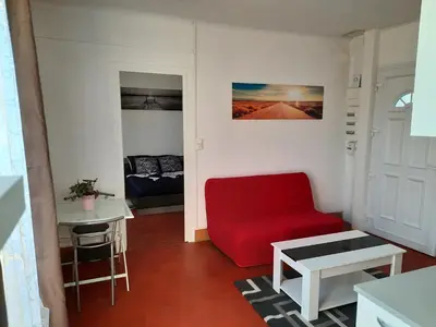 Coin salon dans l'établissement Le studio d Olivia