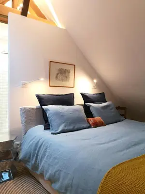 Un ou plusieurs lits dans un hébergement de l'établissement Maison d'hôtes 
