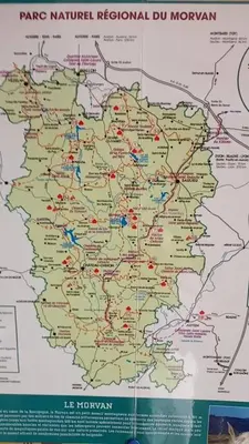 Plan de l'établissement Appartement dans le Morvan 16 min de l'autoroute