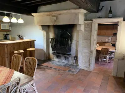 Coin salon dans l'établissement Les Maisons Vigneronnes