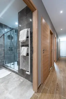 Salle de bains dans l'établissement Le Paradis d Elsa