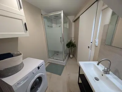 Salle de bains dans l'établissement Charmant duplex 100m2