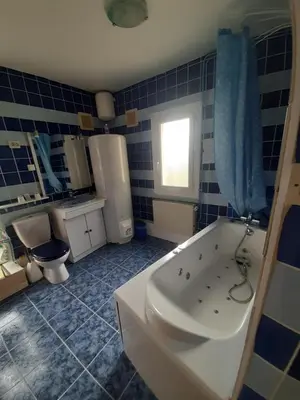 Salle de bains dans l'établissement La Coutrotte Becquine