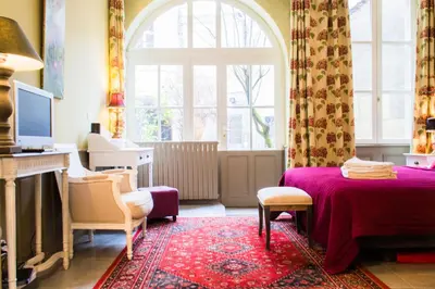 Coin salon dans l'établissement Appartement - Petit Buffon