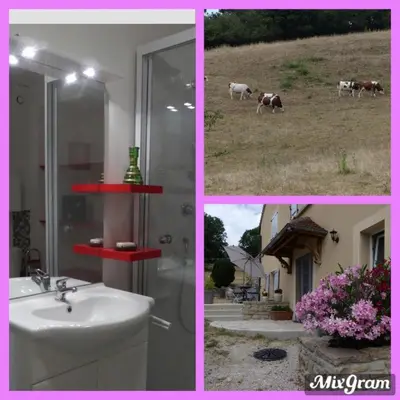 Plan de l'établissement Gîte au Coeur du Jura entre Comté et Vin Jaune, Gîte Comté