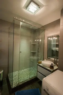 Salle de bains dans l'établissement L'Appartement