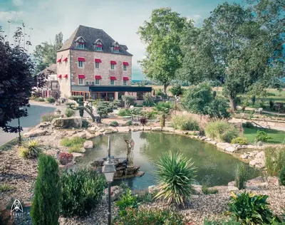 Jardin de l'établissement Le Moulin d'Hauterive