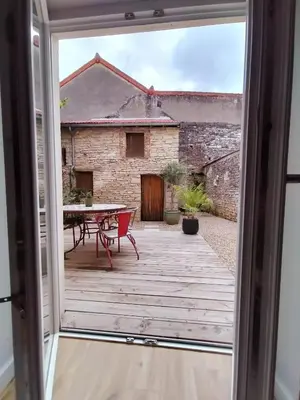 Terrasse ou espace extérieur de l'établissement La Paulée à Pommard