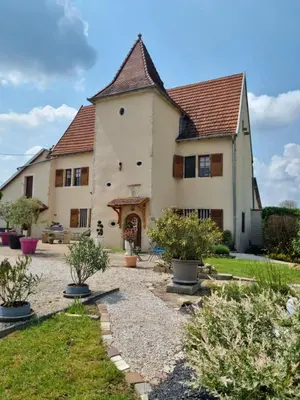 Jardin de l'établissement Chez Martine et Laurent