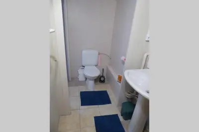 Salle de bains dans l'établissement Le coeur du Lys