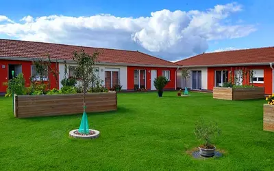 Jardin de l'établissement Béguinage le Val d'Or
