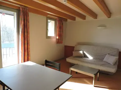 Coin salon dans l'établissement Domaine Du Bois du Loup