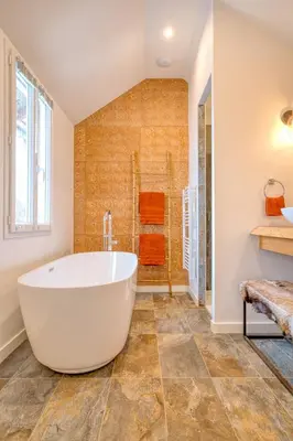 Salle de bains dans l'établissement VILLA FIGUE BLANCHE