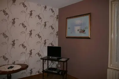 Télévision ou salle de divertissement dans l'établissement 1 Bedroom House 20min walk to centre in Tournus