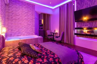 Un ou plusieurs lits dans un hébergement de l'établissement Spa Edelweiss