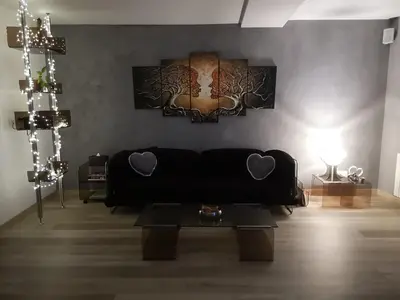 Coin salon dans l'établissement Appart' spa privatif Gray