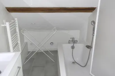 Salle de bains dans l'établissement Dijon : Superbe appartement hyper centre en duplex