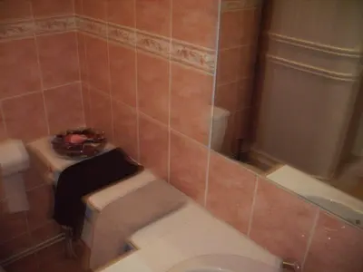 Salle de bains dans l'établissement Le Maryland