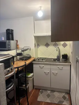 Cuisine ou kitchenette dans l'établissement Petit cocon