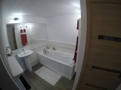 Salle de bains dans l'établissement Ce Petit Chemin