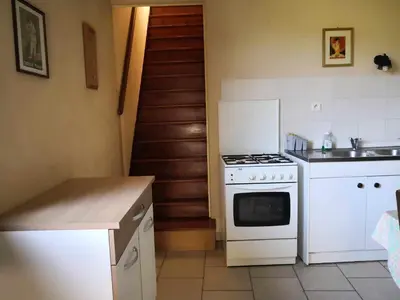 Cuisine ou kitchenette dans l'établissement Petit gîte ou chambre d'hôtes 2/4 personnes