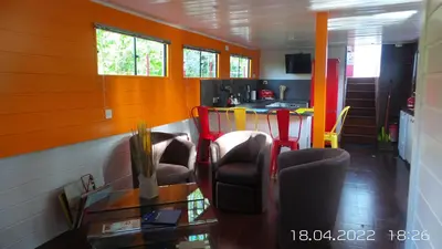 Télévision ou salle de divertissement dans l'établissement LES AMIS D'ULYSSE