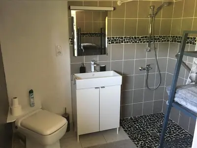 Salle de bains dans l'établissement La Dolce Vita