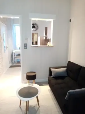 Coin salon dans l'établissement Le petit Saint Bernard