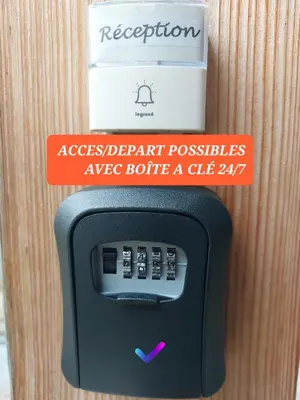 Plan de l'établissement L'INATTENDU Vue imprenable,clim,parking avec borne de recharge, ménage inclus, accès autonome possible à toute heure