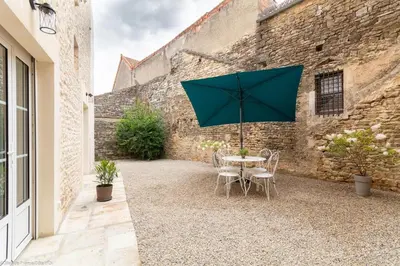 Terrasse ou espace extérieur de l'établissement Le Gîte de Mélie