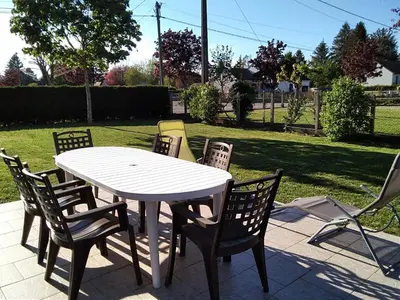 Jardin de l'établissement Gite de Parcey