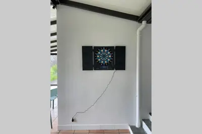 Télévision ou salle de divertissement dans l'établissement Gîte de la Fontaine salée