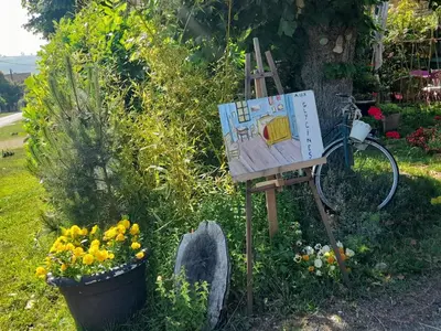Jardin de l'établissement Aux Glycines