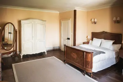 Un ou plusieurs lits dans un hébergement de l'établissement Château Armand Heitz - Domaine Armand Heitz