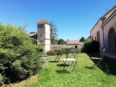 Jardin de l'établissement Ferme du Pigeonnier