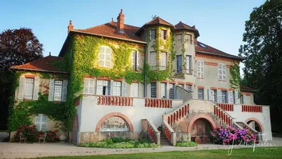 Jardin de l'établissement Wohnung für 12 Personen mit 6 Bädern