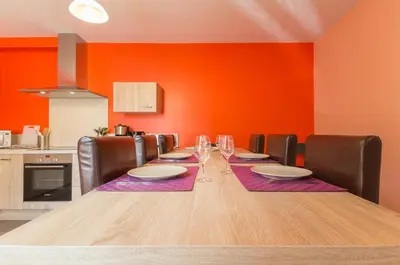 Cuisine ou kitchenette dans l'établissement Chez Germaine