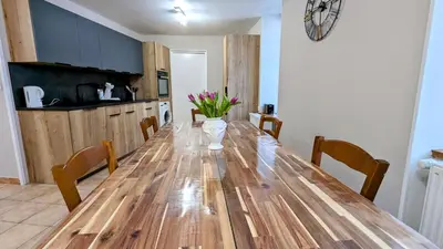 Cuisine ou kitchenette dans l'établissement Maison Picard