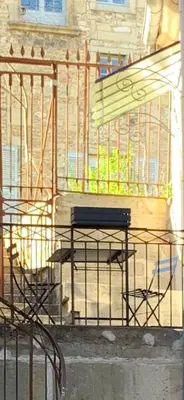 Balcon ou terrasse dans l'établissement Les Tiercelines