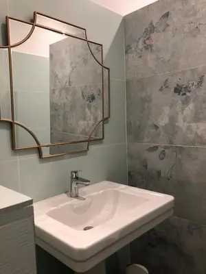 Salle de bains dans l'établissement Guest-House Château de Longecourt en Plaine